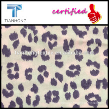 leopard design 56 cotton 44 rayon printed flannel fabric for ELAND